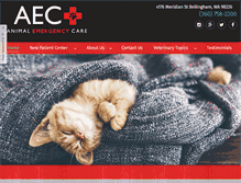 Tablet Screenshot of animalemergencycare.net